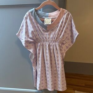 The Beaufort Bonnet Company Lavender & Blush Swim Coverup